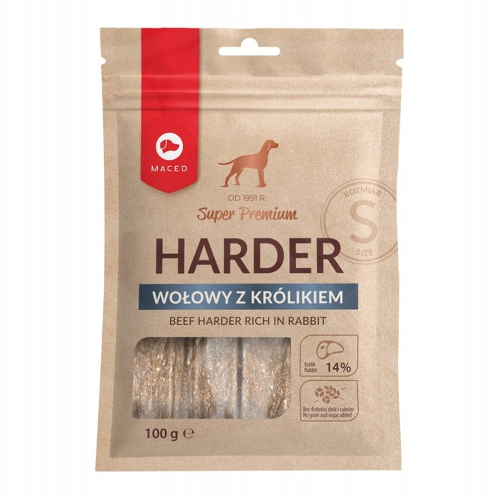 Maced Naturalny twardy gryzak z królika Harder S 100g